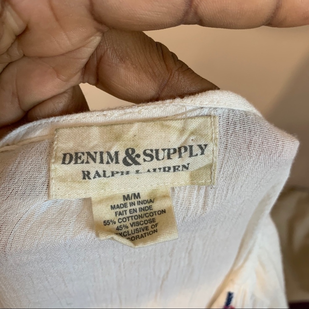 SOLD RALPH LAUREN DENIM & SUPPLY Embroidered - Picture 6 of 7